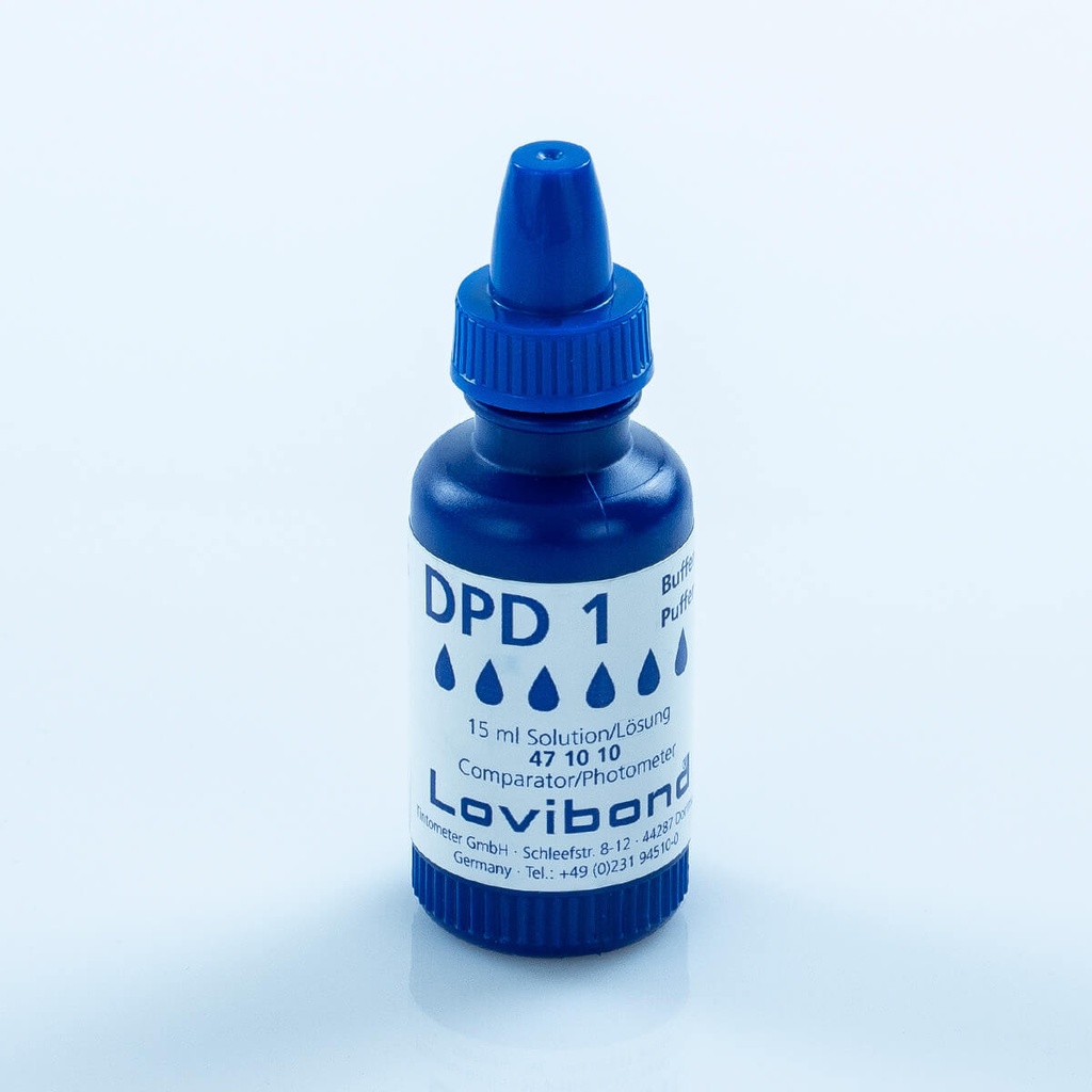 Pufer za testiranje klora DPD1 - 15 ml / plavi