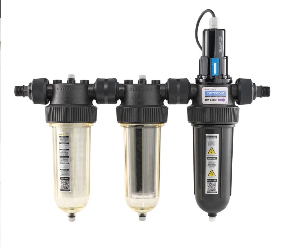 UV uređaj za dezinfekciju vode TRIO-UV 40W - 3/4" do 1"