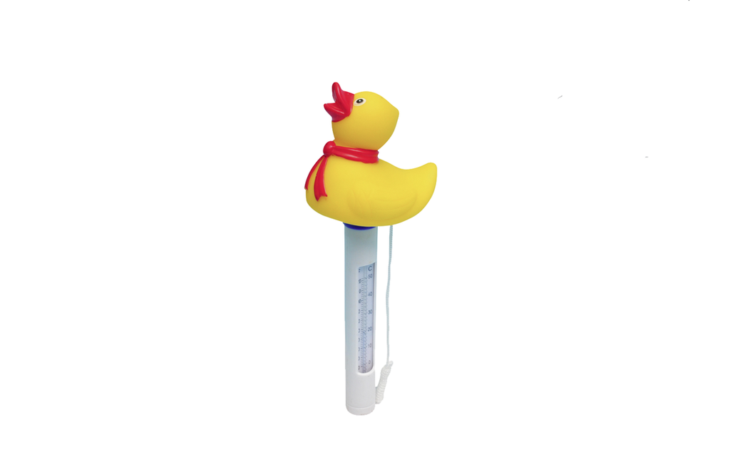 Termometar patka Smart, žuto-bijeli, 21 cm