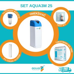 [SET25] Omekšivač vode Aqua3m 25, kompletni set