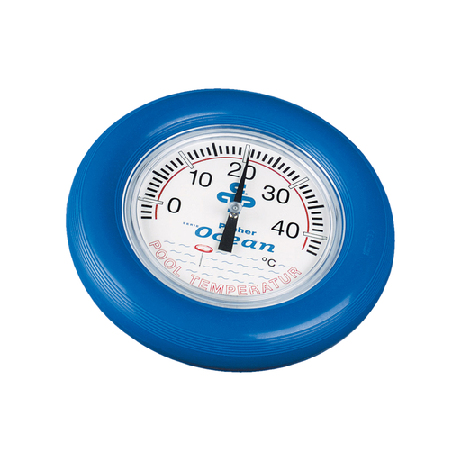 [70927] Termometar za bazen Ocean, plavi, oblik koluta, promjer 18 cm